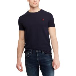 Polo Ralph Lauren T-shirt de gola redonda, em jersey de algodão