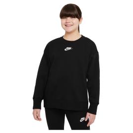Nike Suéter Sportswear Club Fleece Crew 10-12 Years Black / White
