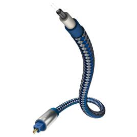 Inakustik Premium Optical Cable Toslink To Toslink 3 M One Size Blue