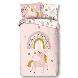 Good Morning Capa de edredão infantil UNILOVE 140x200/220cm multicor
