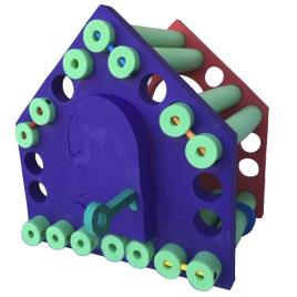 Leisis Formas De Piscina De Casa Pequena 92 x 86 x 100 cm Multicolour