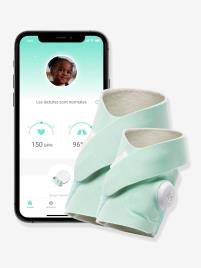 Sistema de vigilância, Smart Sock Plus da OWLET verde claro liso