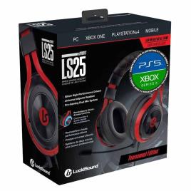 Lucidsound Headset Gaming Ls25 E-sports One Size Black / Red