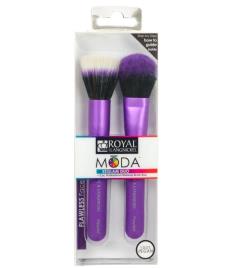 Royal Moda Ezglam Duo Flawless Face Brush Kit 2Pcs