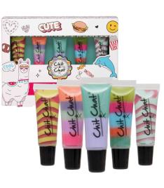 Chit Chat Go Glossy Kit Labios 5 Lipglosses