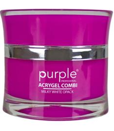 Purple Acrygel Combi Milky White Opack 50 Gr