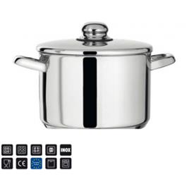 Panela Open Home 24cm Inox Alto 15cm 6.60l - Ménage