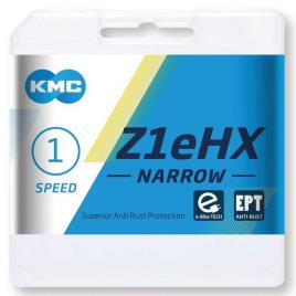 Kmc Cadeia Ept Estreita Z1 Ehx 128 Links Grey