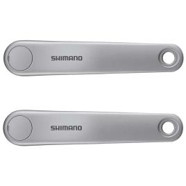 Shimano Pedaleira Steps E5000 175 mm Silver
