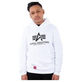 Alpha Industries Capuz Basic 10 Years White