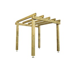 Pérgola de madeira KIT 6X6M INDEPENDENTE E1