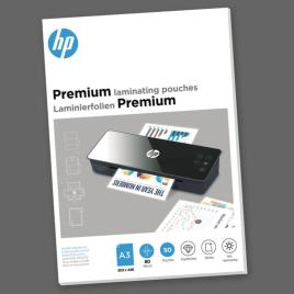 HP Bolsa de Plastificação Premium, A3 (303 mm x 426 mm), 80 Mícrones, 50 Unidades