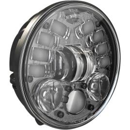 Jw Speaker 8691 Adaptive 2 Led Headlight 5.75´´ 1600 / 1050 Lumens Black