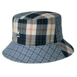 Kangol Chapéu Bob Plaid Mashup L Beige / Blue