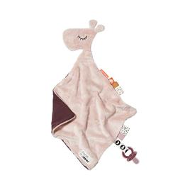 Done By Deer Boneco-doudou plano com clip para chupeta Raffi 3603751