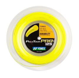 Yonex Corda Do Carretel De Tênis Polytour Pro 200 M 1.25 mm Neon Yellow