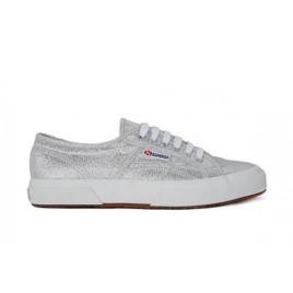 Superga Lame W Silver Shoes EU 40 White / Silver