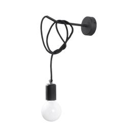 Aplique edison preto e27