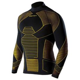 Biotex Camisola Interior Manga Comprida Icebreak XL-2XL Black / Yellow