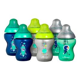 Tommee Tippee Lote de 6 biberões, closer to nature de 260 ml 