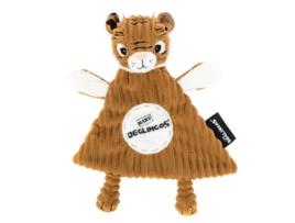 Les Deglingos Boneco-doudou baby, spéculos, o tigre, 28 cm