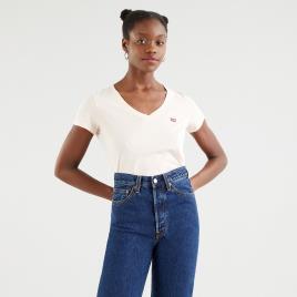Levi's T-shirt de mangas curtas, decote em V, logótipo à frente  