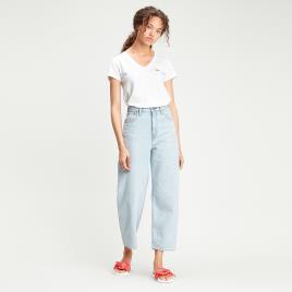Levi's T-shirt de mangas curtas, decote em V, logótipo à frente