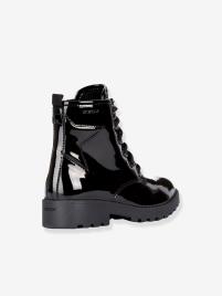 Botas para criança, J Casey Girl Q da GEOX® preto escuro liso  