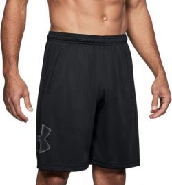 Calções Under Armour Tech Graphic - Preto - Running Homem