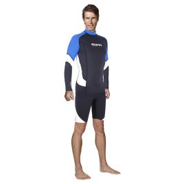 Mares Camiseta De Manga Comprida Rash Guard Trilastic XL Black / Blue / White