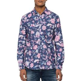 Replay Camisa M4049.000.73670.010 S Light Blue Flowers