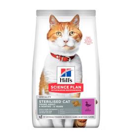 Hill's Young Adult Sterilised com pato ração para gatos - 3 kg