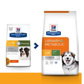 Hill's Prescription Diet c/d Urinary Care + Metabolic ração para cães - Pack económico: 2 x 12 kg