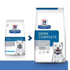 Hill’s Prescription Diet Derm Complete Mini ração para cão de porte pequeno - 6 kg