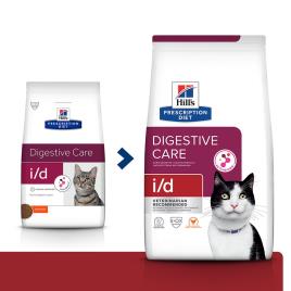 Hill's Prescription Diet i/d Digestive Care ração para gatos  - 8 kg