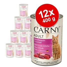 Animonda Carny Adult 12 x 400 g - Pack económico - Peru e fígado de frango