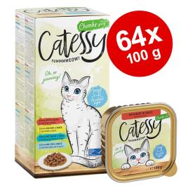 Catessy em terrinas 64 x 100 g - Pack misto - Pack misto pedaços em molho