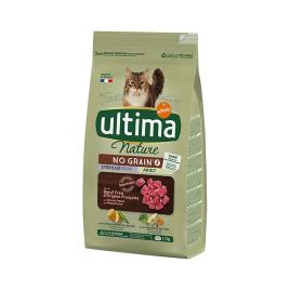 Ultima Nature No Grain Esterilizados com carne de boi para gatos - 4 x 1,1 kg