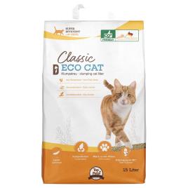 Classic Eco Cat areia aglomerante para gatos - Pack económico: 2 x 15 l