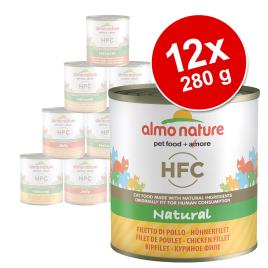 Almo Nature HFC 12 x 280 g - Pack económico - Atum e camarão