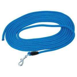 Pawz & Pepper Trela comprida entrançada azul - C 5 m, diâmetro 6 mm