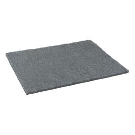 Tapete Vetbed® de mistura de lãs britânicas em cinzento-escuro  - 100 x 75 cm (L x An)