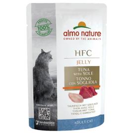Almo Nature HFC Jelly Pouch 6 x 55 g - Atum e solha