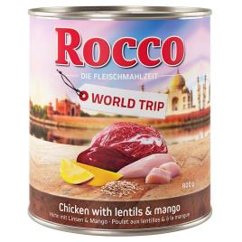 Rocco Volta ao Mundo: Índia, frango com lentilhas e manga - 6 x 800 g