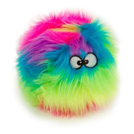 goDog® Furballz bola arco-íris de peluche para cães - S: 12 cm de diâmetro (aprox.)