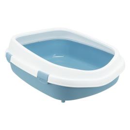 Caixa de areia Trixie Primo XXL com rebordo - Cinza/branco