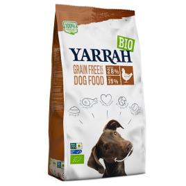 Yarrah Bio sem cereais com frango biológico - Pack económico: 2 x 10 kg