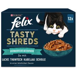 Felix Tasty Shreds 12 x 80 g - Seleção de peixe