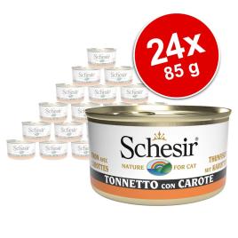 Schesir Atum em gelatina 24 x 85 g - Pack económico - Atum com salmão
