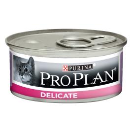 Pro Plan Delicate 24 x 85 g em latas para gatos - Peru